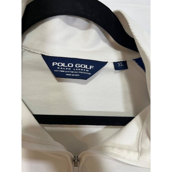 Vintage Polo Golf Ralph Lauren Mens Zip Polo Shirt - Size XL - Picture 4 of 5